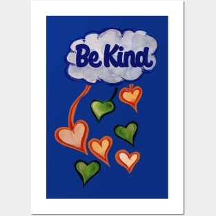Be Kind Cloud Posters and Art
